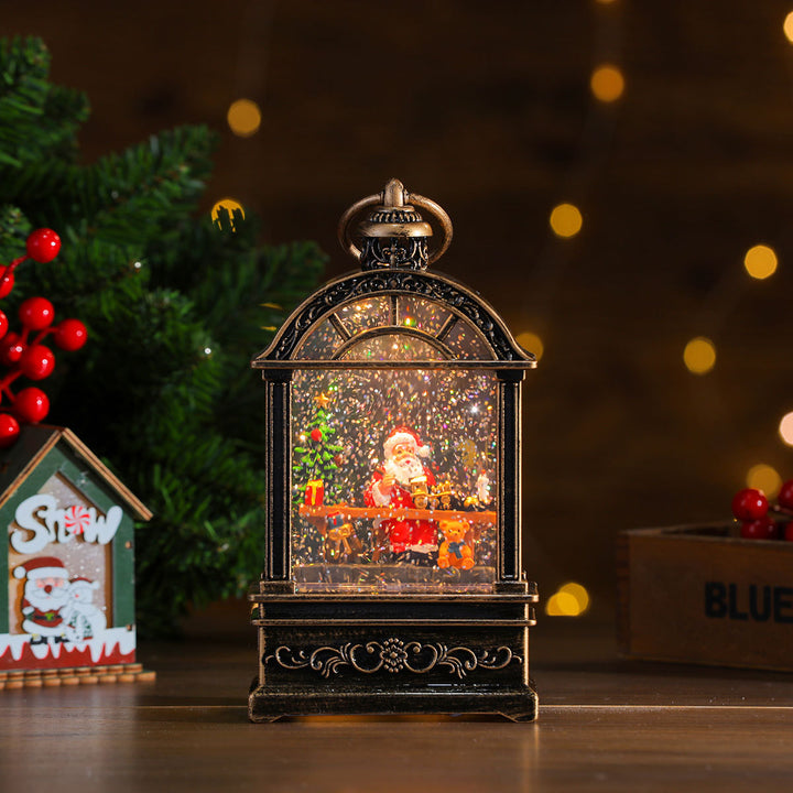 LED Illuminated Snow Globe Lantern Decoration Kalsten
