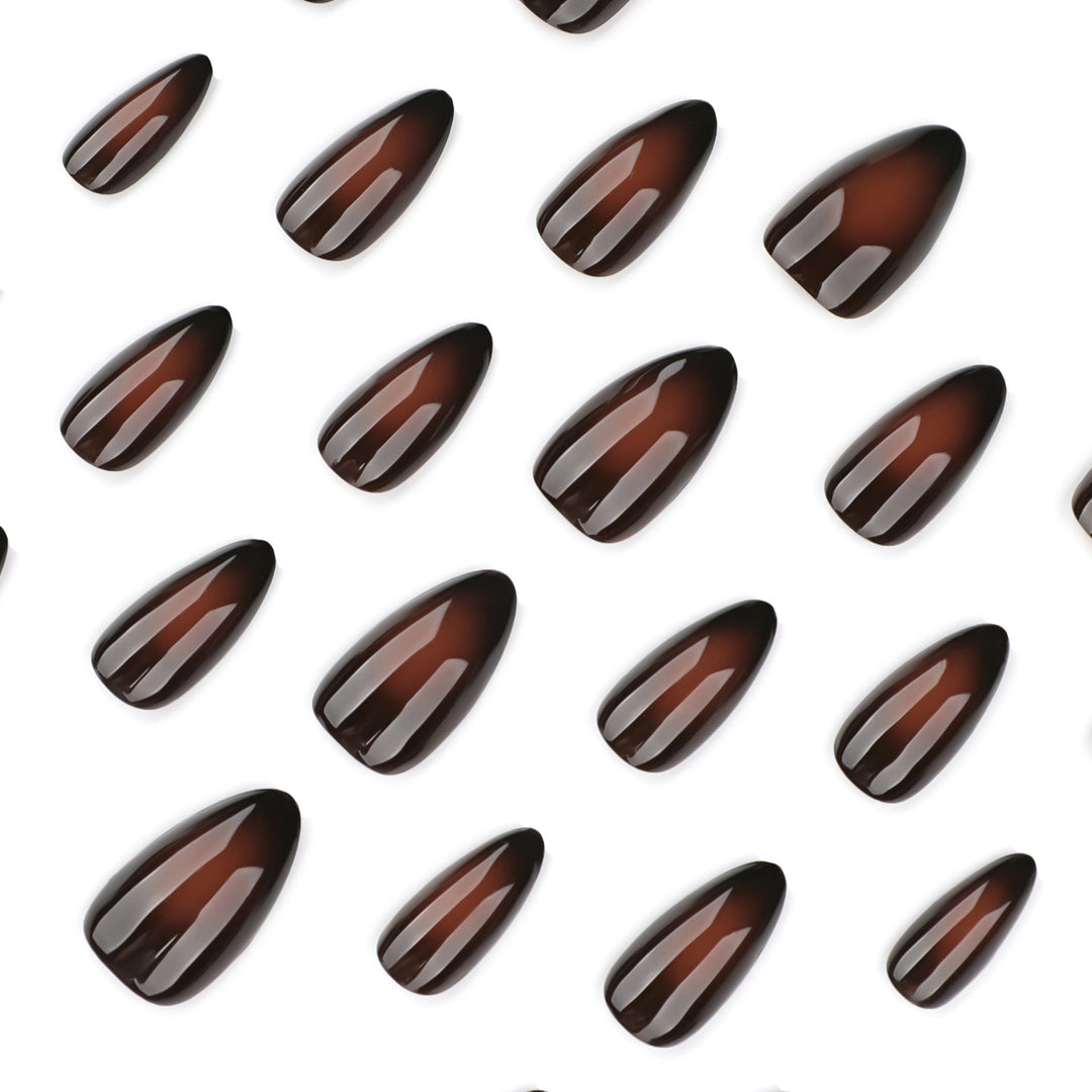 Artistic Stiletto Nails with Glossy Finish Kalsten