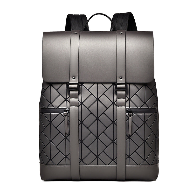 Stylish Geometric Patterned Backpack Kalsten