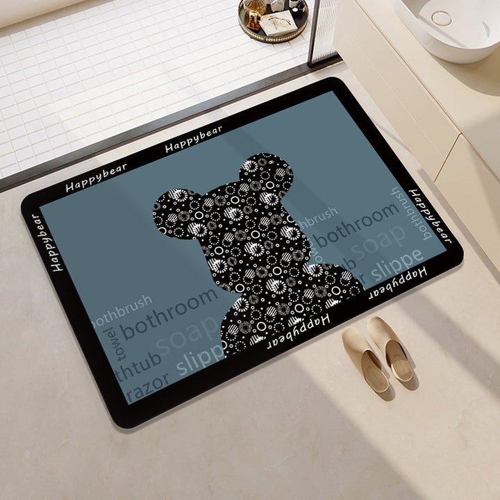 Cute Cartoon-Themed Bath Mat Kalsten