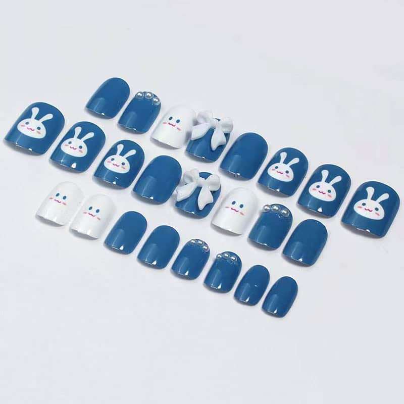 Artificial nail set with cute 3D design and luxurious decorations Kalsten