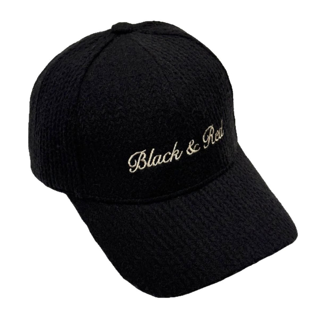 Women's Textured Knitted Baseball Cap Kalsten