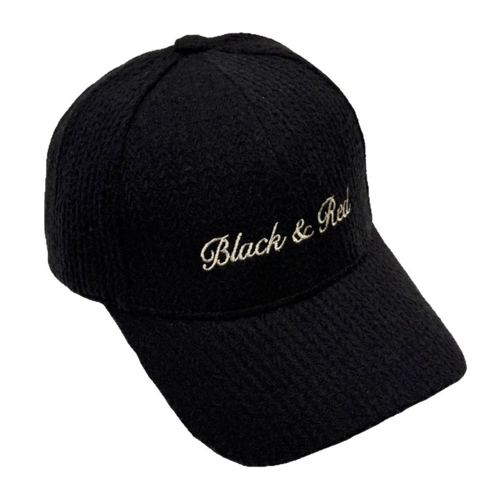 Women's Textured Knitted Baseball Cap Kalsten