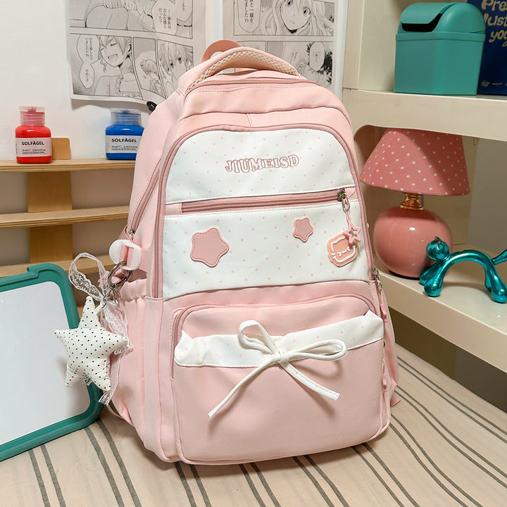 Charming Decorative Star-Embellished Backpack Kalsten