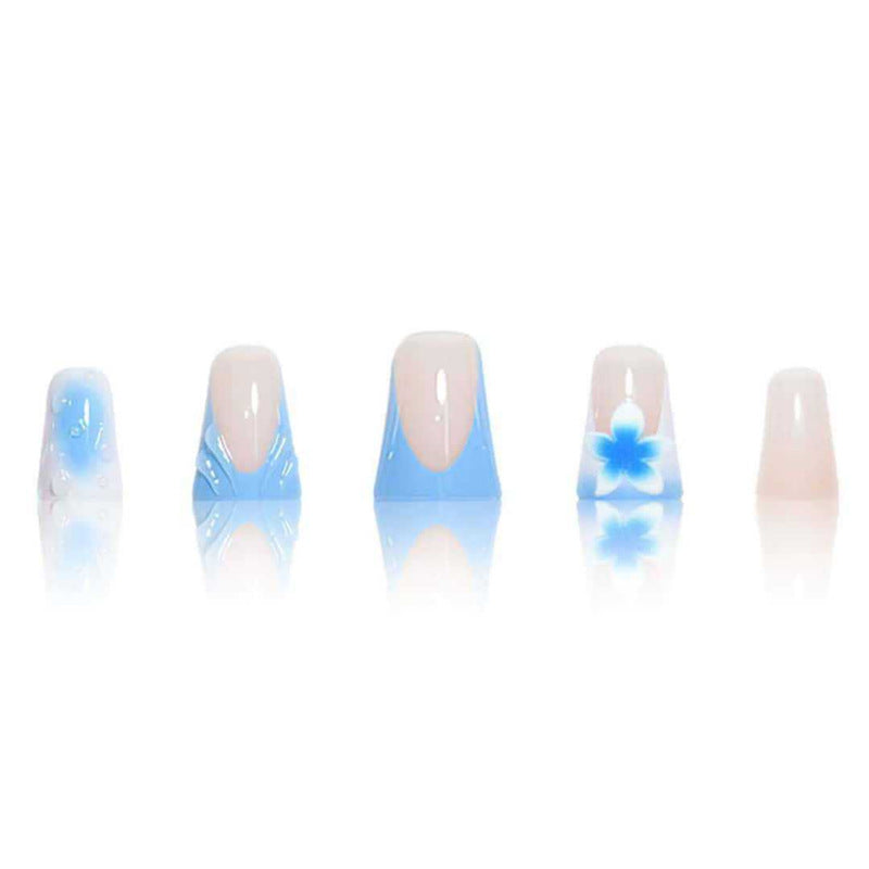 Artistic Long Press-On Nail Extensions Kalsten