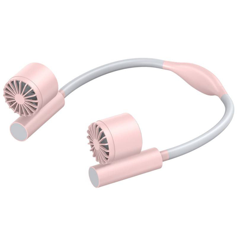 Cooling hands-free bladeless neck fan with adjustable gooseneck and rechargeable battery Kalsten