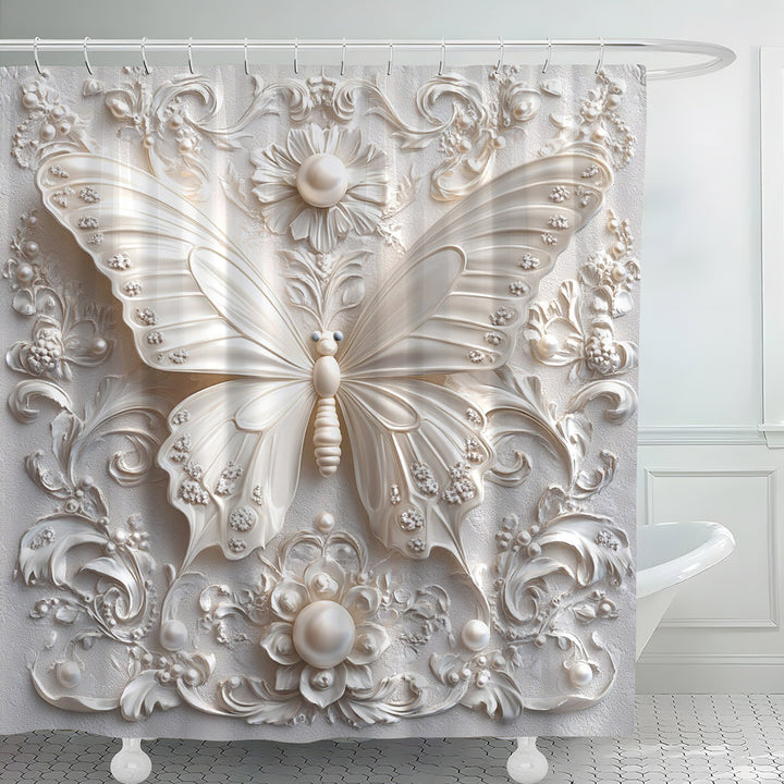 Artistic Butterfly Shower Curtain Kalsten