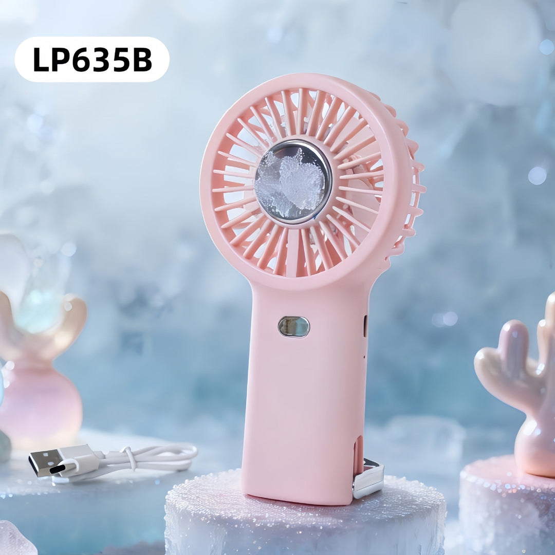 Women Portable Mini Air Cooler with USB Connection and Stepless Speed Control Kalsten