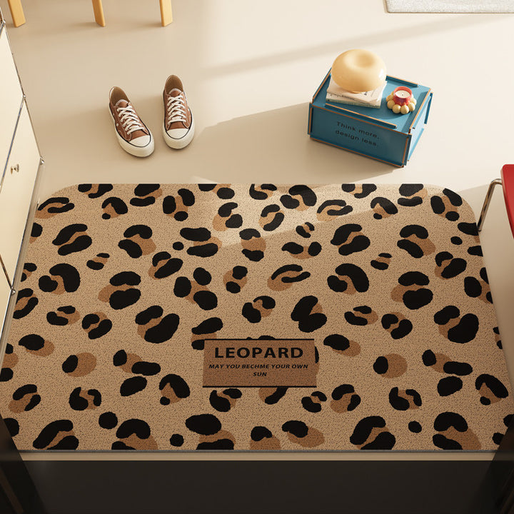 Leopard Print Decorative Floor Mat