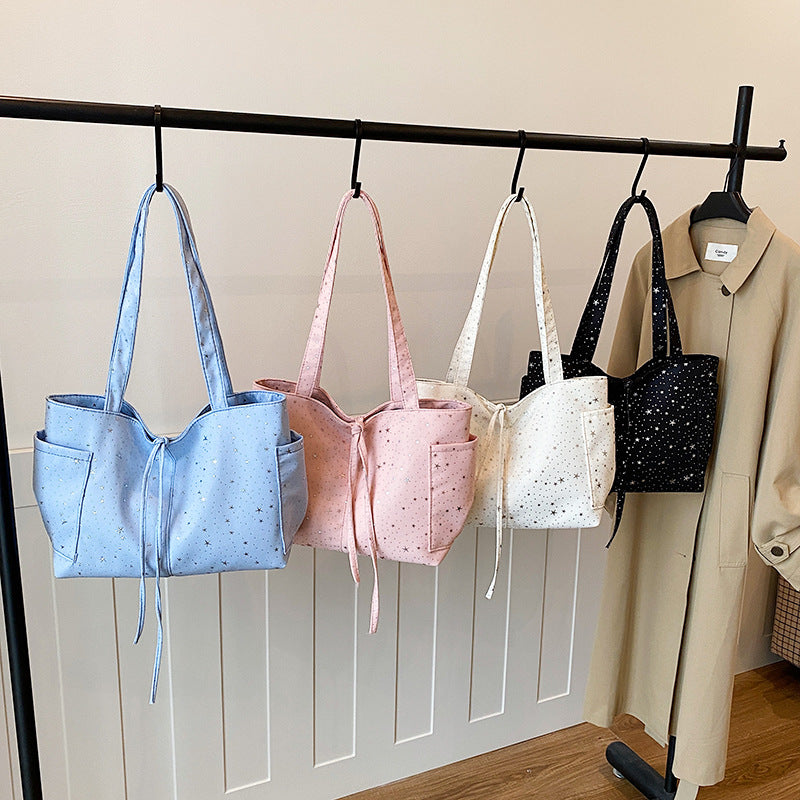 WoStar-Patterned Canvas Tote Bag Kalsten