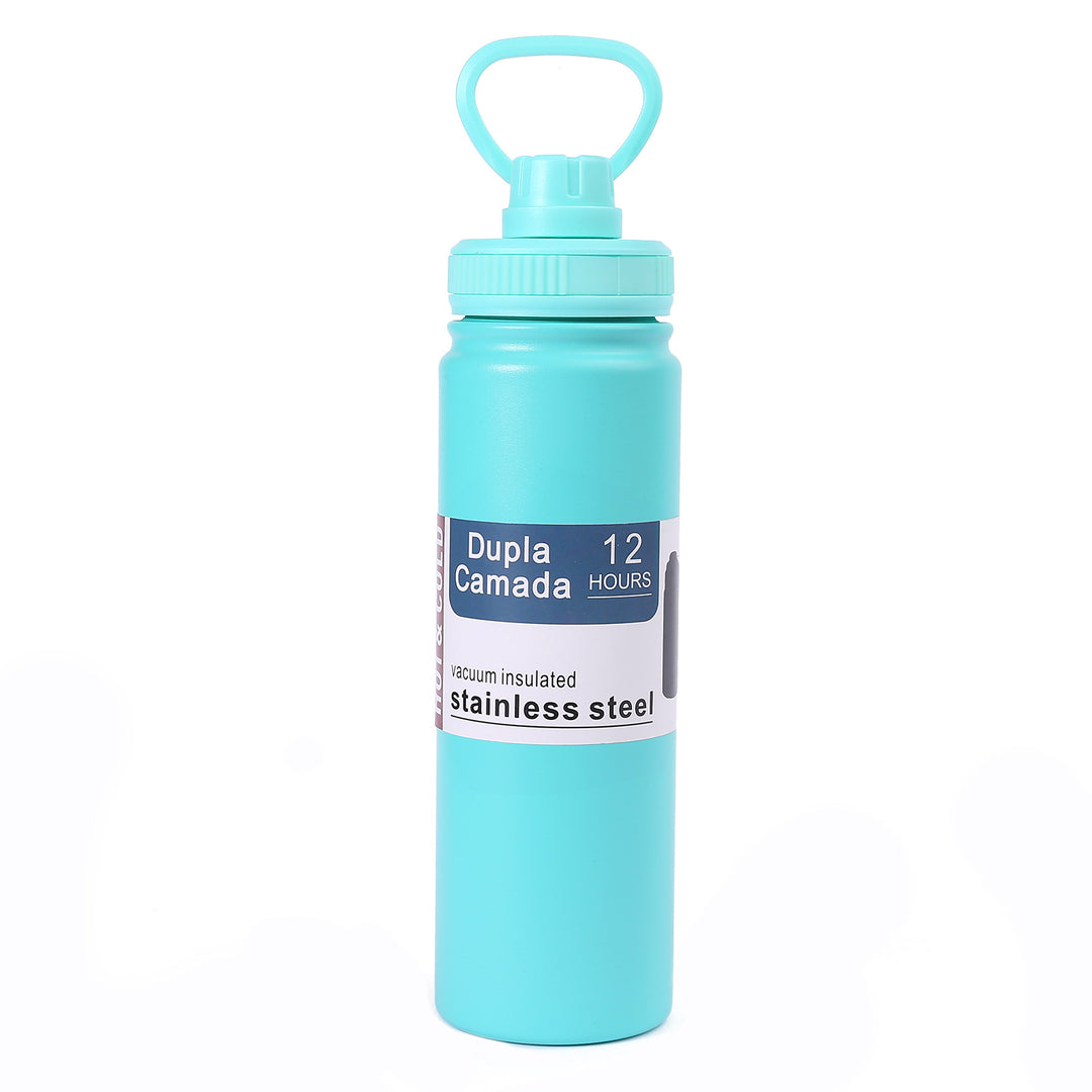 Ladies stainless steel vacuum water bottle with ergonomic handle Kalsten
