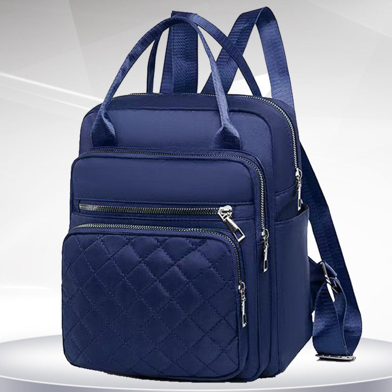 Quilted Multi-Compartment Backpack Kalsten