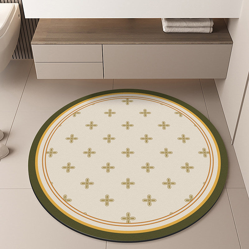 Moon-Themed Round Area Rug