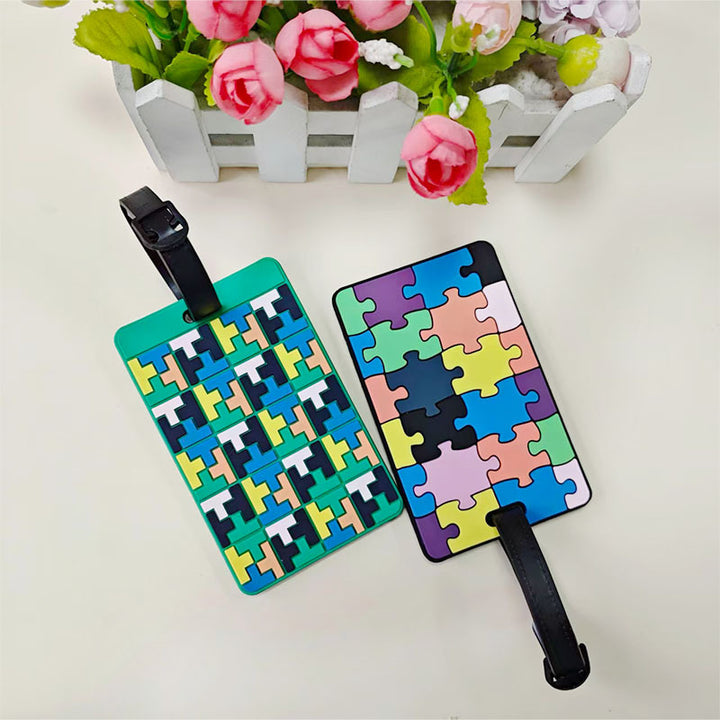 Unisex Luggage Tag in Creative Geometric Design Kalsten