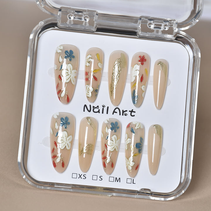 Premium Glamorous Press-On Nail Extensions Kalsten