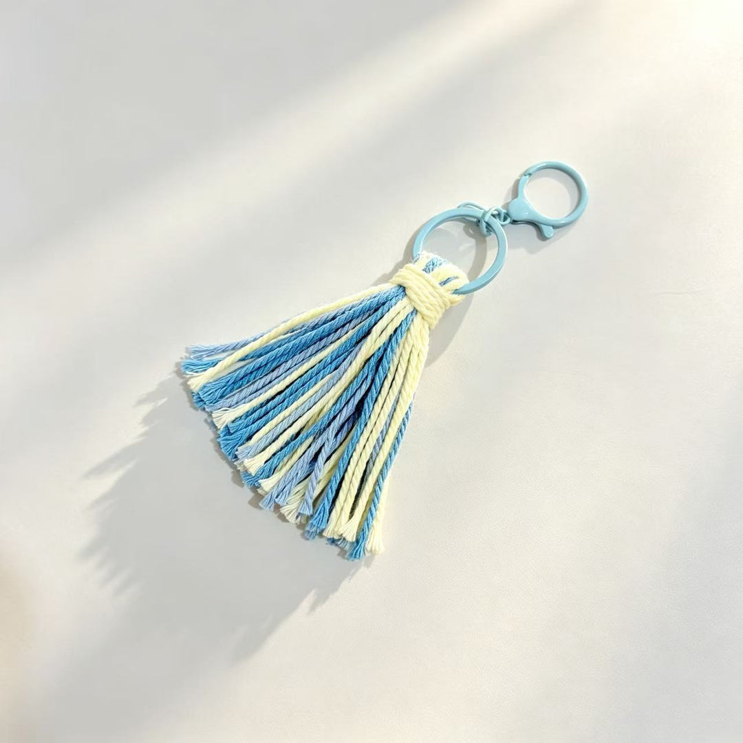Decorative Leather Tassel Keychain Kalsten