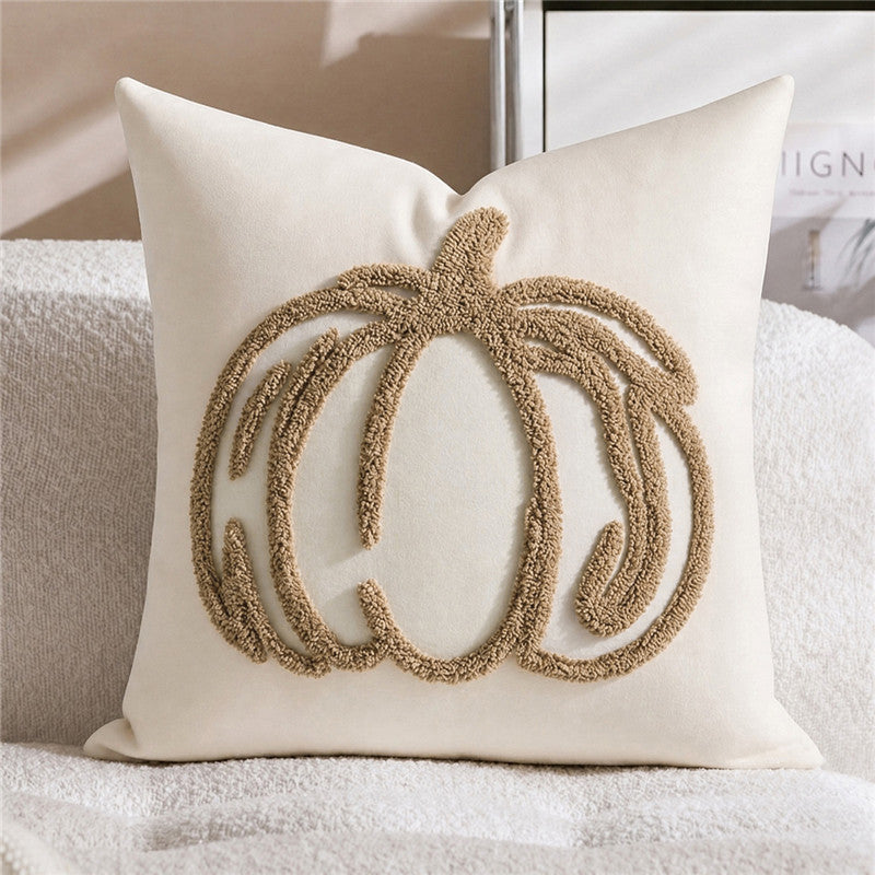 Decorative Pumpkin-Shaped Cushion