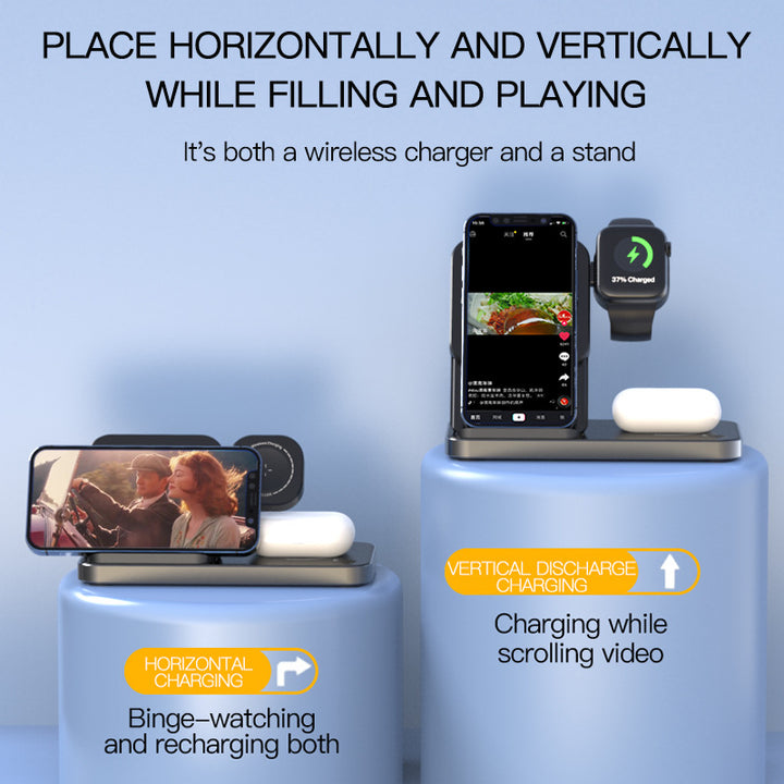 Unisex Wireless Charger with Multiple Connections from Kalsten