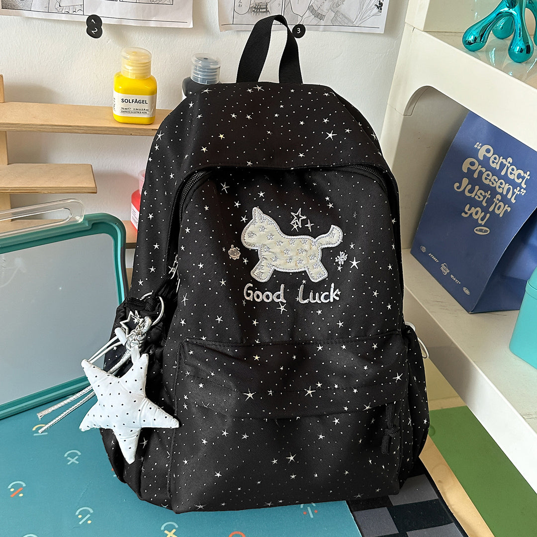 Playful Star-Embellished Backpack Kalsten