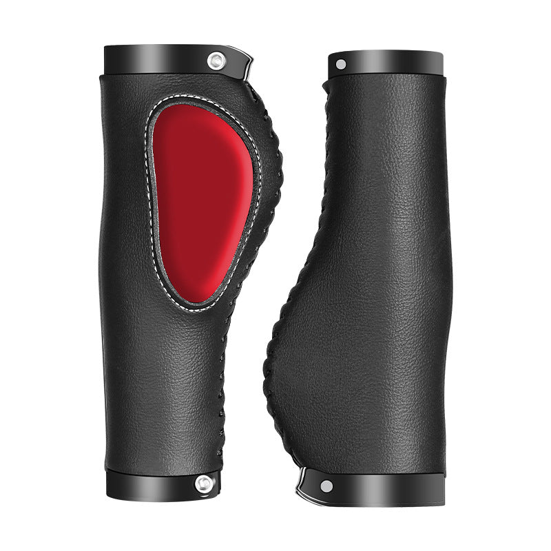 Ergonomic Leather Bike Handlebar Grips Kalsten