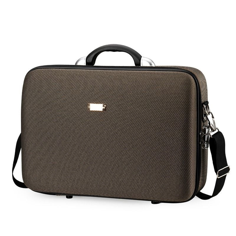 Hard-shell suitcase with elegant exterior finish and integrated safety lock Kalsten