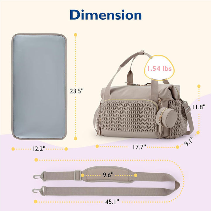 Stylish Multi-Compartment Duffel Bag Kalsten