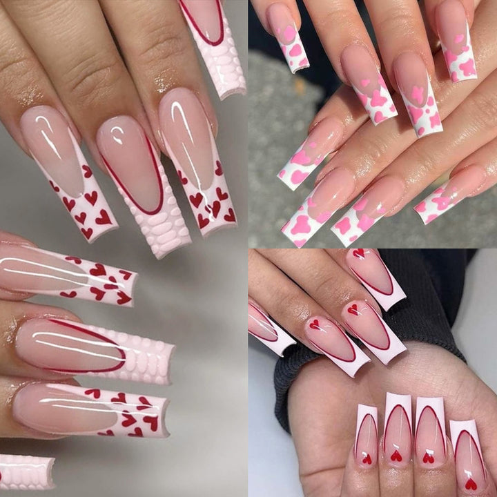 Premium French Tip Press-On Nail Kit Kalsten