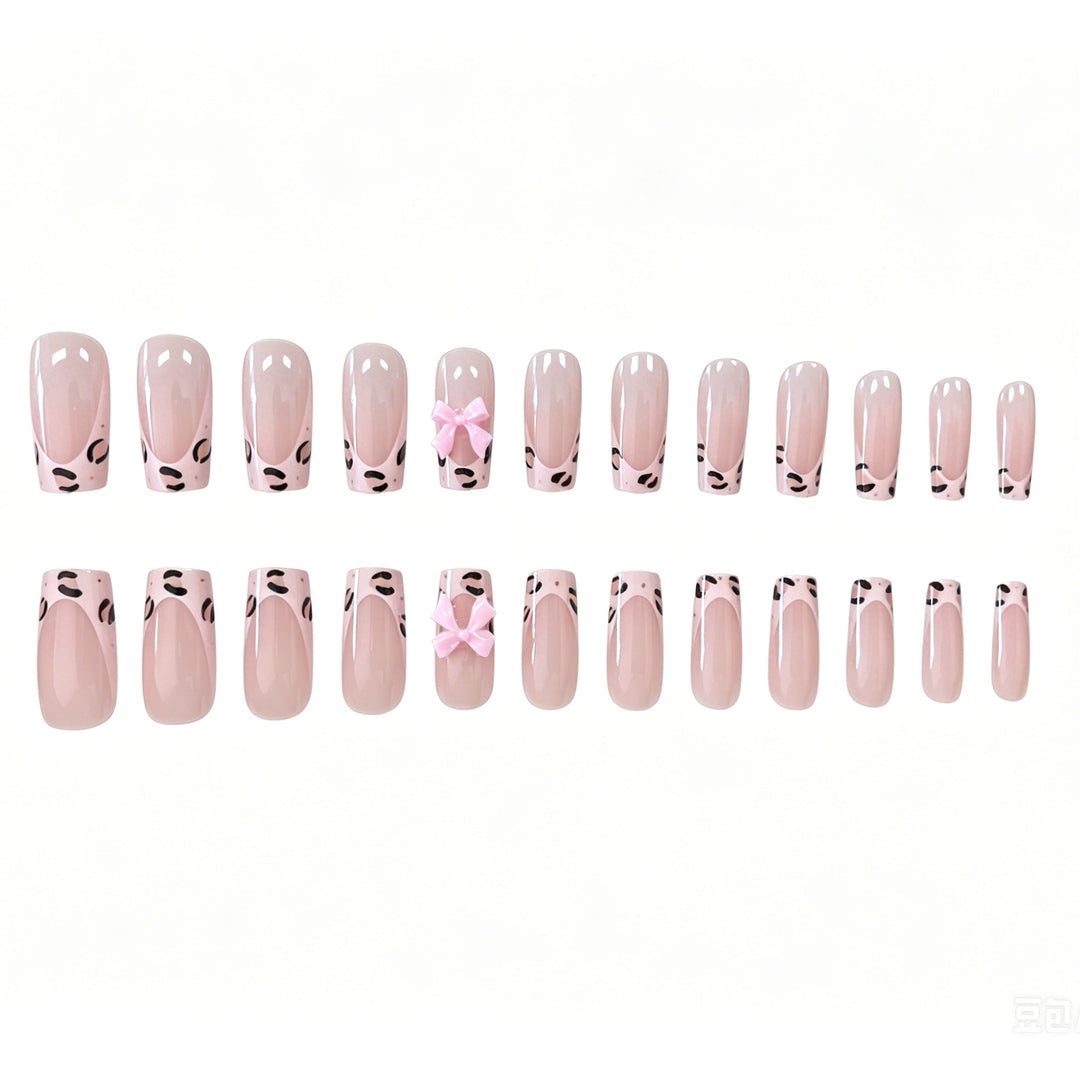 Decadent Floral Bow Nail Art Enhancements Kalsten