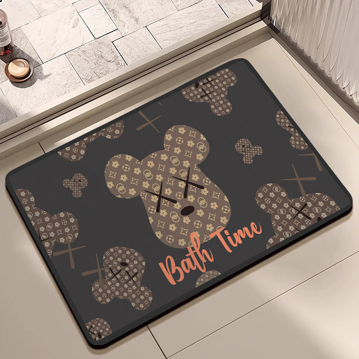 Cute Cartoon-Themed Bath Mat Kalsten