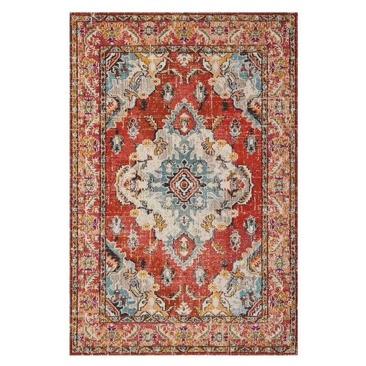 Vintage-Inspired Geometric Area Rug