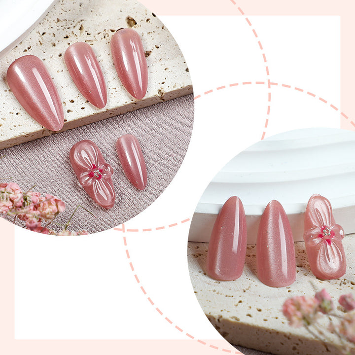 Premium Floral Decorative Press-On Nail Set Kalsten