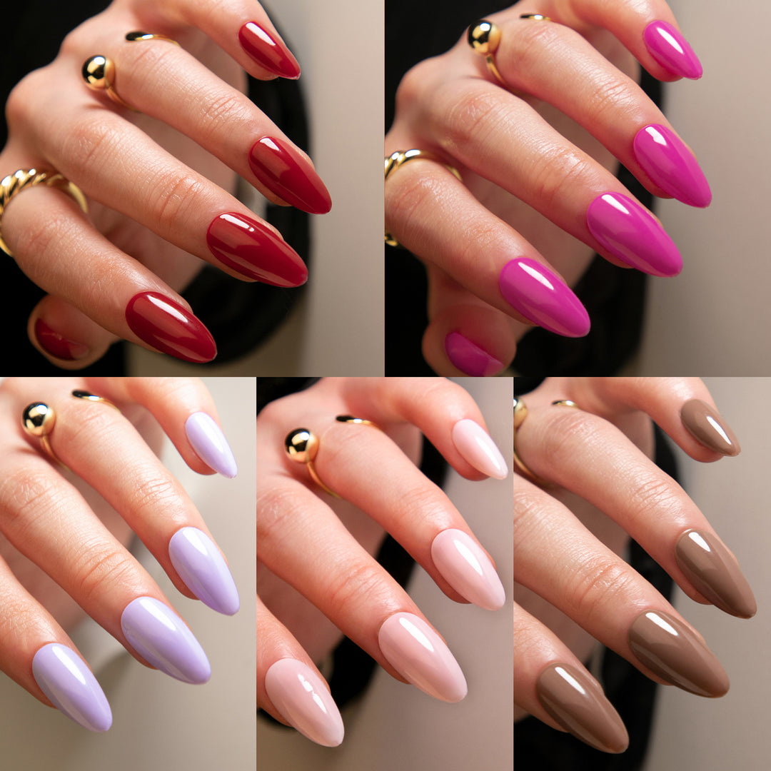 elegant Stiletto nails in high gloss finish Kalsten