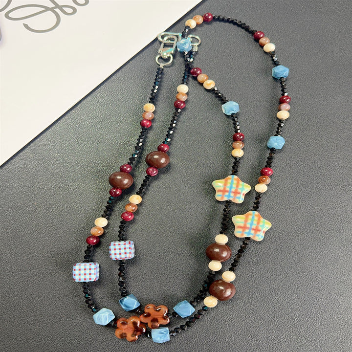Artistic Beaded Charm Necklace Kalsten 1790134835
