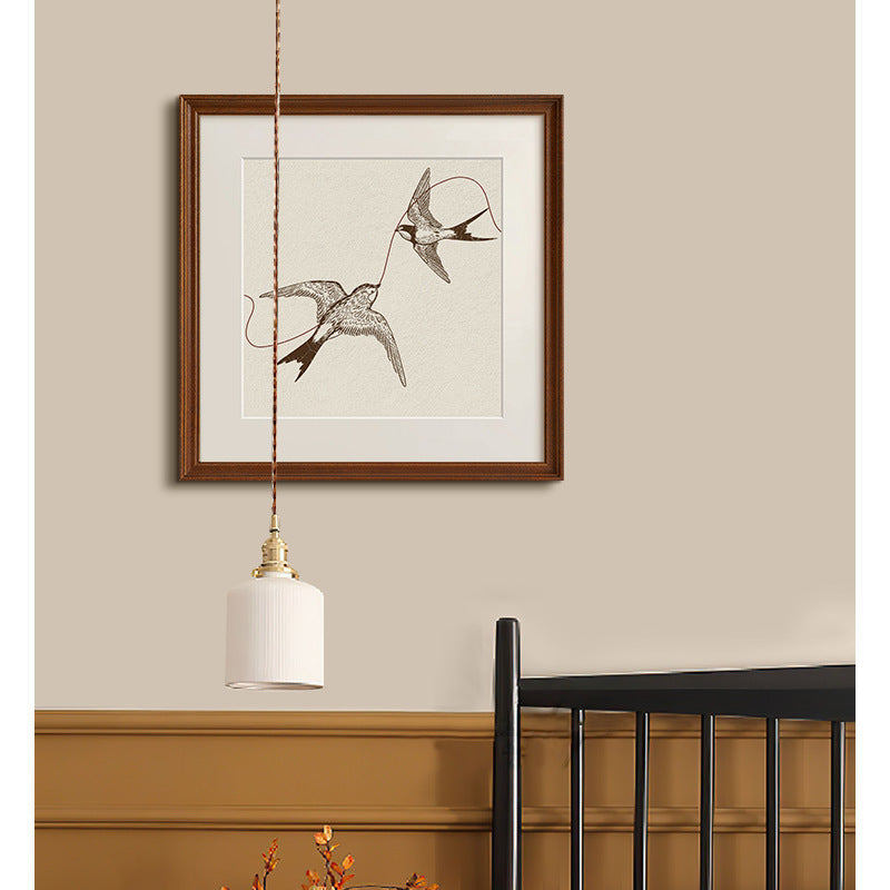 Framed Artistic Bird Art