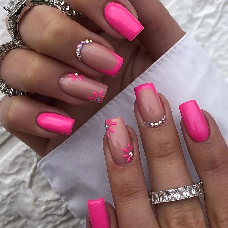 Elegant Ombre Glitter Nail Enhancements Kalsten