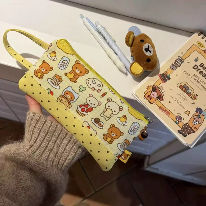 Cute Cartoon Food-Themed Pencil Case