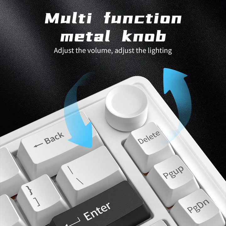 Wireless Mechanical Keyboard with Customizable Backlit Features Kalsten
