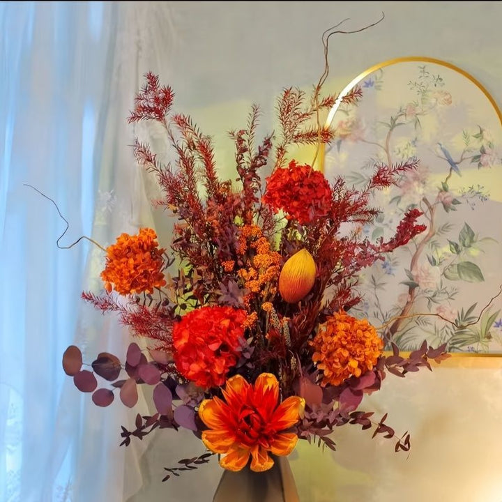 Decorative Floral Vase Arrangement