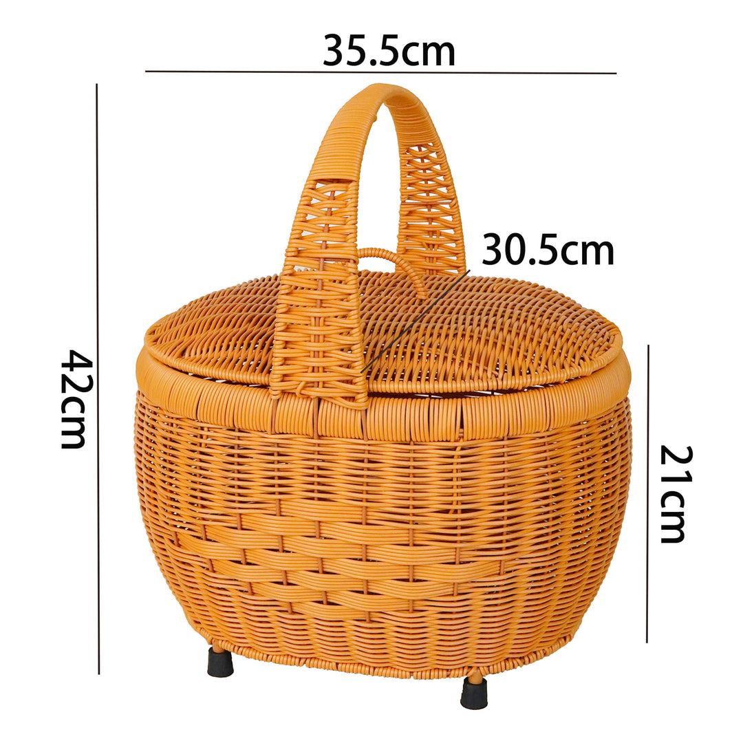Elegant Woven Storage Basket Kalsten