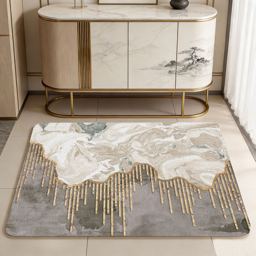 Fun Citrus-Themed Bath Mat Kalsten