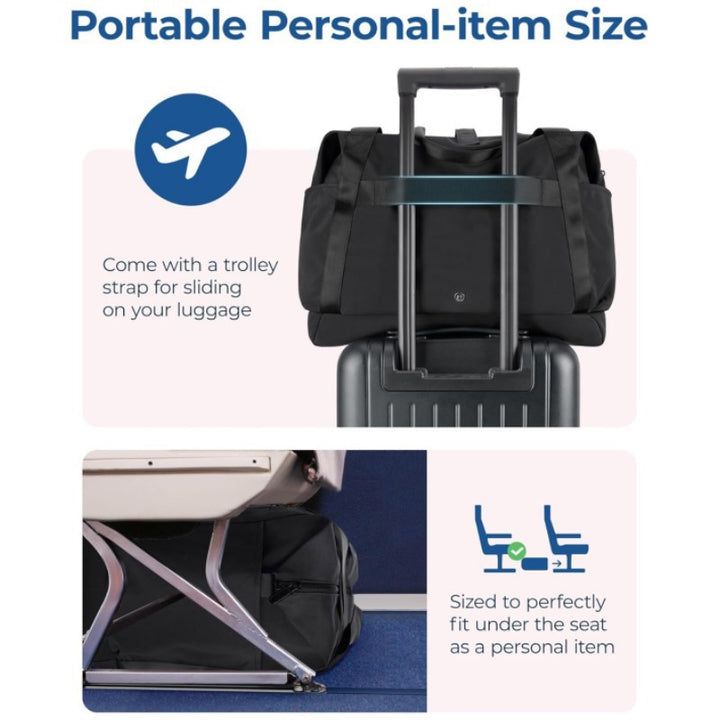 Versatile Foldable Carryall Tote Bag Kalsten