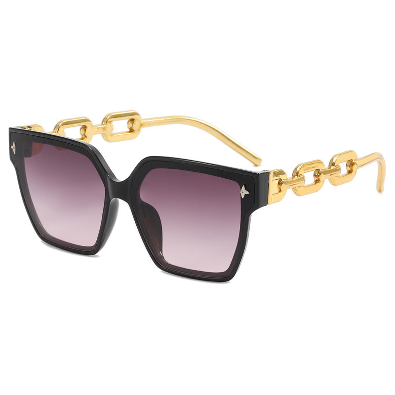 Ladies fashionable square sunglasses with luxurious accents Kalsten