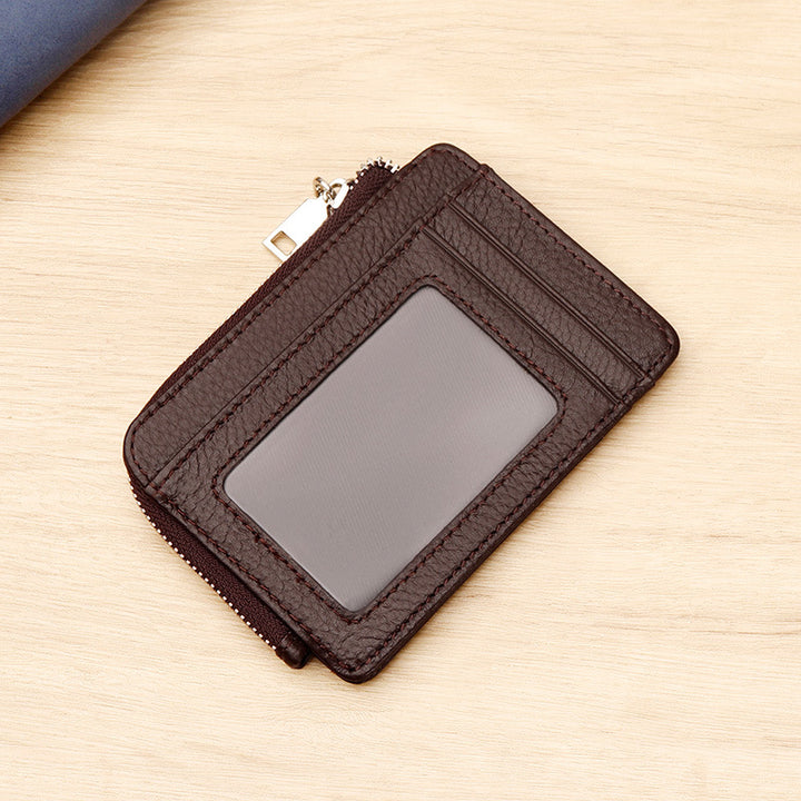Zippered Leather Cardholder kalsten