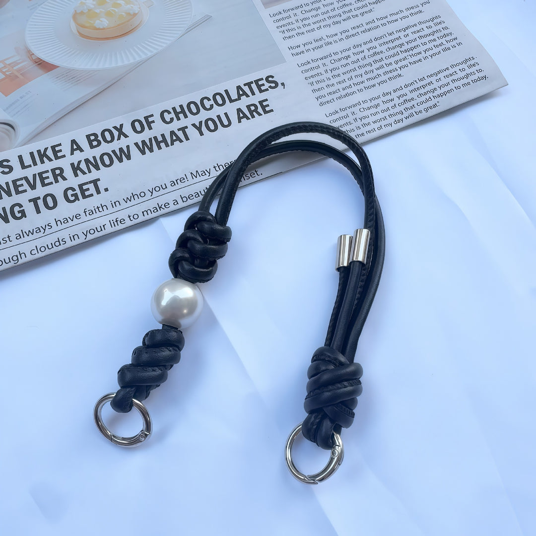 Elegant Knotted Leather Keychain Holder Kalsten