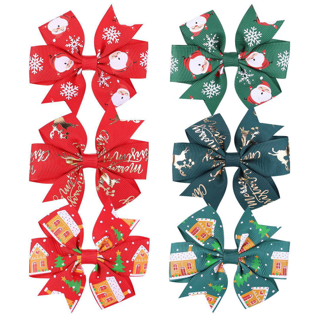 Festive Holiday Hair Bow Kalsten