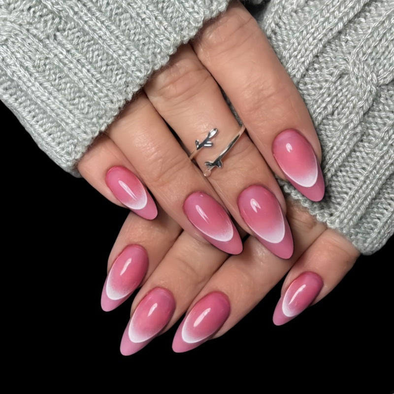Elegant Almond-Shaped Press-On Nail Set Kalsten