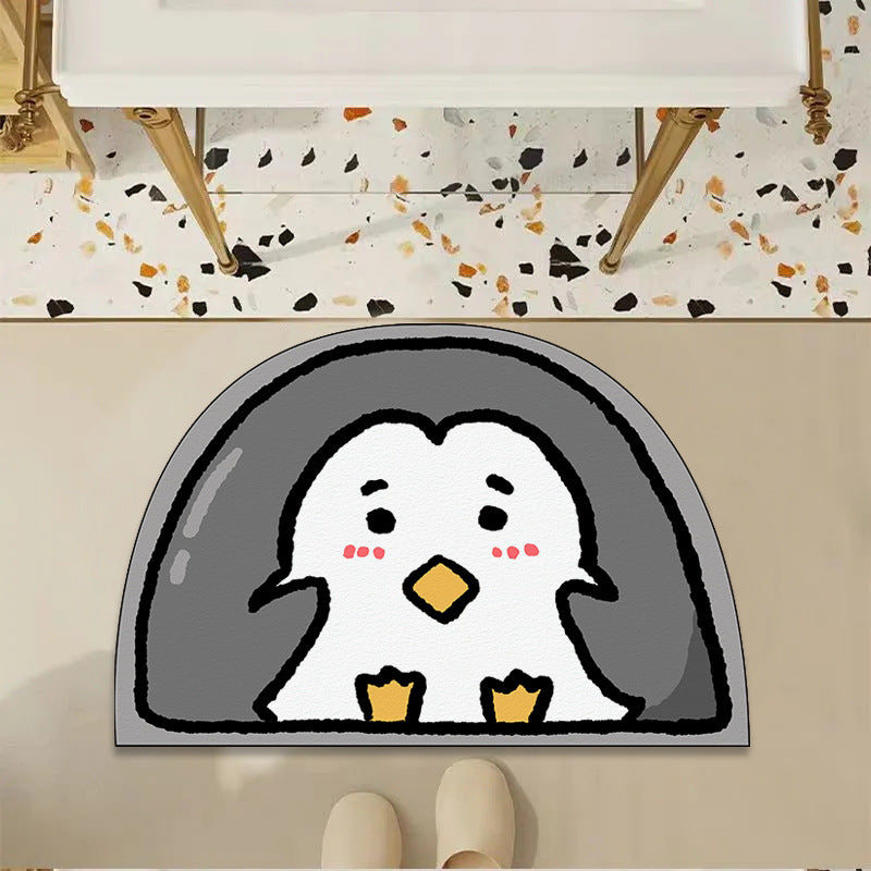 Whale-Shaped Decorative Area Mat