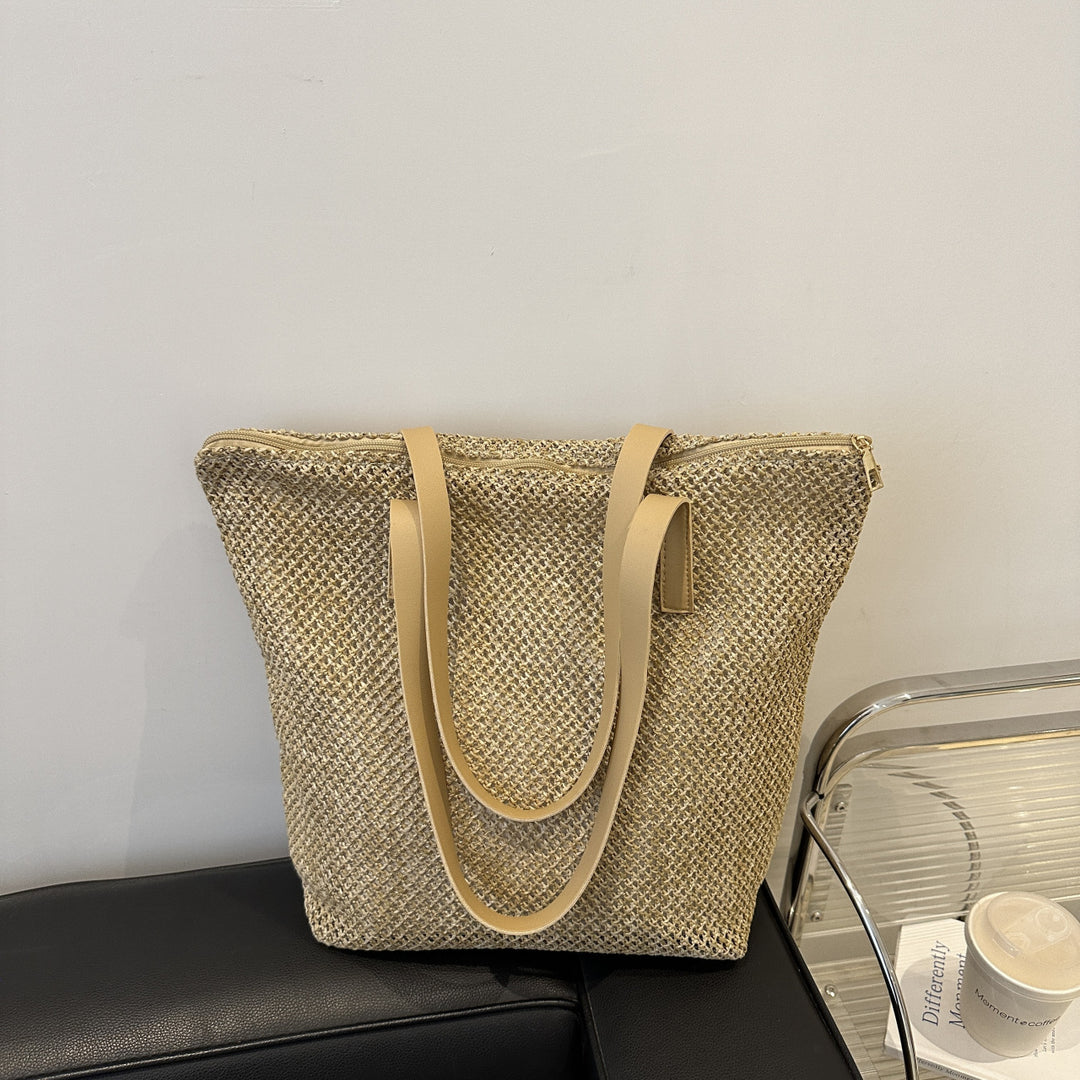 Casual Woven Tote Bag