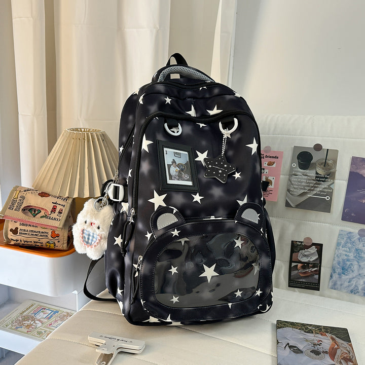 Backpack with Cute Applications and Thoughtful Storage Kalsten