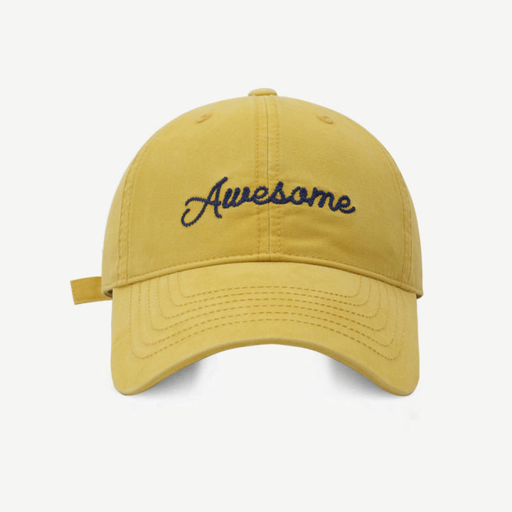 Embroidered Cotton Adjustable Cap